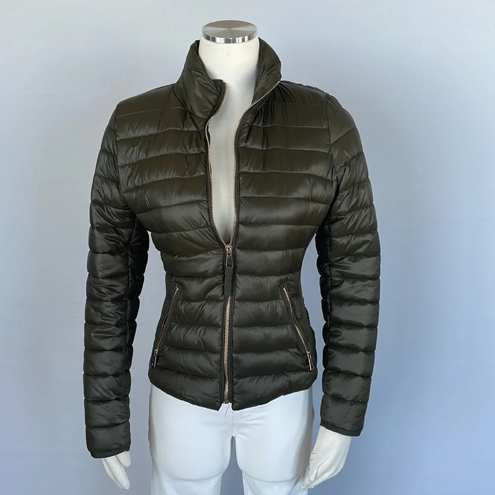 NWOT Love Tree Olive Green Jacket Medium - Picture 2 of 11